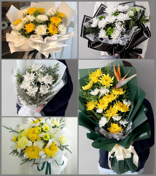 贵州贵阳息烽县养龙司镇白事花束代送